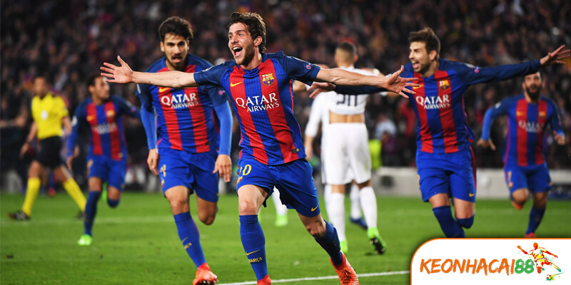 Barcelona vs PSG1 Barcelona