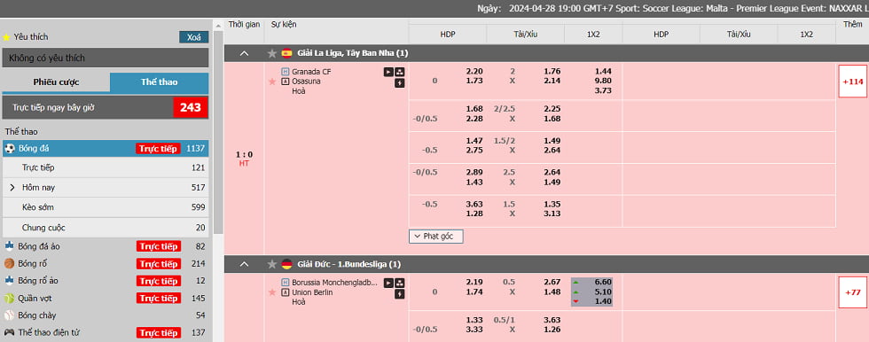 bien dong keo nha cai1 Chiến thuật phân tích biến động kèo nhà cái hiệu quả